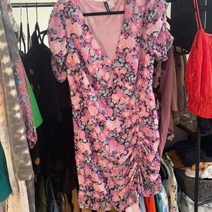 Divided Floral Dress